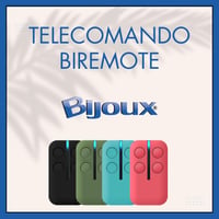 Univerzálny multifrekvenčný diaľkový ovládač Bijoux 330 MHz – 868 MHz pre brány, garáže a rolety, 4 v 1, technológia Rolling Code a Fix Code AMC 4