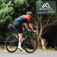 Geantă de șa pentru bicicletă BIKEPACK, pentru bikepacking, 15 litri, 100% impermeabilă - negru 9