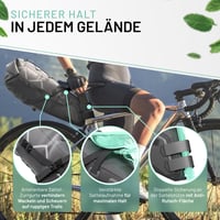 Geantă de șa pentru bicicletă BIKEPACK, pentru bikepacking, 15 litri, 100% impermeabilă - negru 3