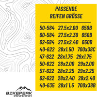 BikePeak MTB 29 28 27.5 Kerékpár Belső Gumi Schrader Szelep 40mm 2db 2