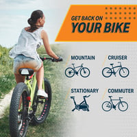 Șa de bicicletă pentru femei Bikeroo Albă - Șa lată cu căptușeală din spumă moale - Pentru biciclete cruiser, trekking, MTB și cu viteze - Include husă impermeabilă și unelte de montaj 8