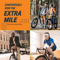 Șa de bicicletă pentru femei Bikeroo Albă - Șa lată cu căptușeală din spumă moale - Pentru biciclete cruiser, trekking, MTB și cu viteze - Include husă impermeabilă și unelte de montaj 9