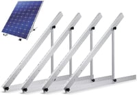 BILIJI Univerzális Napelem Tartókonzol Szett - 114 cm, Állítható Dőlésszögű Tetőrögzítés 100W-600W Panelekhez, 2 Pár 1