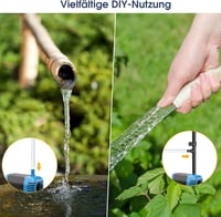 Biling 12W napelemes tócsapump szűrővel, 605 L/h szivattyú kerti vízjátékhoz 5