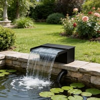 Biling rozsdamentes acél vízesés szett szivattyúval és szűrővel, 40W, 2500 l/h - 30 cm 8