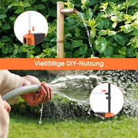 Biling 35W napelemes kerti szökőkút 1500 L/h szivattyúval, 4 fúvókával és szűrővel 6