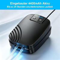 Biling 8W napelemes tólevegőztető 3 módú oxigénpumpa akkumulátorral 4