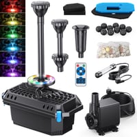 Biling záhradný jazierkový filter s UV lampou a LED osvetlením - pre záhradné jazierka do 4000 litrov 1