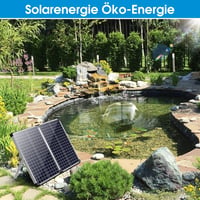 Biling Napelemes Tófilter Szett 2500 l/h Szivattyúval és 70W Napelem Modul 4