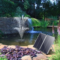 Biling Napelemes Tófilter Szett 2500 l/h Szivattyúval és 70W Napelem Modul 2
