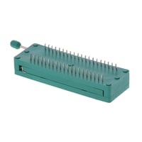 Soclu ZIF IC BIlinli pentru testare DIP, pas 2,54 mm, tip cu sudare, universal 16 20 24 28 40 pini, verde 7