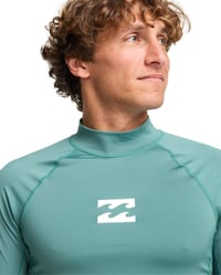 Tricou de surf pentru bărbați Billabong Waves All Day SS rashguard - albastru 5