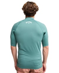 Tricou de surf pentru bărbați Billabong Waves All Day SS rashguard - albastru 2