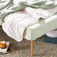 Billerbeck Simone Superlight selyem nyári paplan – 155x220 cm – hűsítő, könnyű nyári takaró – 100% pamut huzat, fehér 8