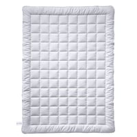 Billerbeck Simone Superlight selyem nyári paplan – 155x220 cm – hűsítő, könnyű nyári takaró – 100% pamut huzat, fehér 1