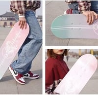bimiti 2 db-os Juharfa Gördeszka Deszka Szett - 7 Rétegű Konkáv Skateboard Lap 80x20cm - Kezdőknek és Profiknak, Felnőtteknek és Gyerekeknek 9