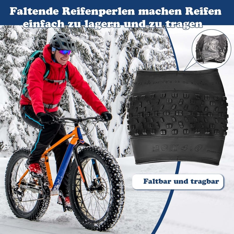 bimiti 2db Kerékpár Gumi 20/26 Hüvelyk E-Bike Fat Bike Tömlő MTB