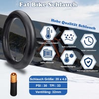 bimiti 2db Kerékpár Gumi 20/26 Hüvelyk E-Bike Fat Bike Tömlő MTB 2