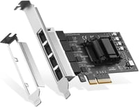 Binardat 4 portos 2.5G PCIe hálózati adapter, RTL8125B Ethernet NIC kártya 1