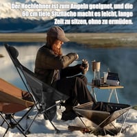 Bindokun könnyű kempingszék alacsony háttámlával 6