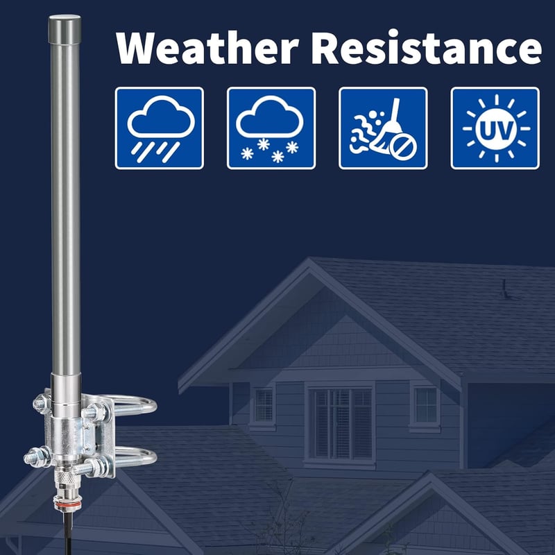 Bingfu 868 MHz LoRa Antenna 3dBi Fiberglass N-Male Helium Hotspot RAK Bobcat HNT