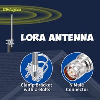 Bingfu 868 MHz LoRa Antenna 3dBi Fiberglass N-Male Helium Hotspot RAK Bobcat HNT 5