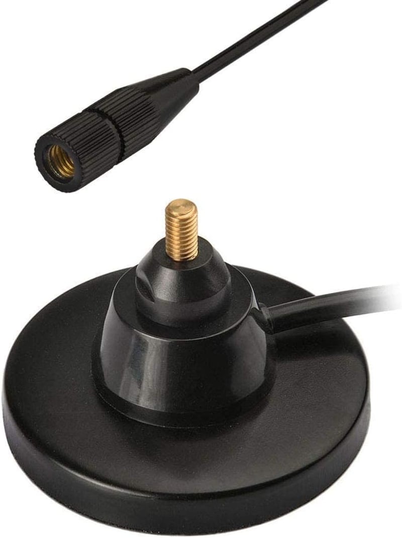 BINGFU Autós Rádió Antenna Duál Sávú VHF UHF Mágneses Talp PL259