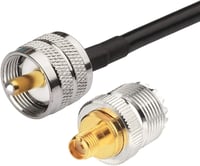 BINGFU Autós Rádió Antenna Duál Sávú VHF UHF Mágneses Talp PL259 5