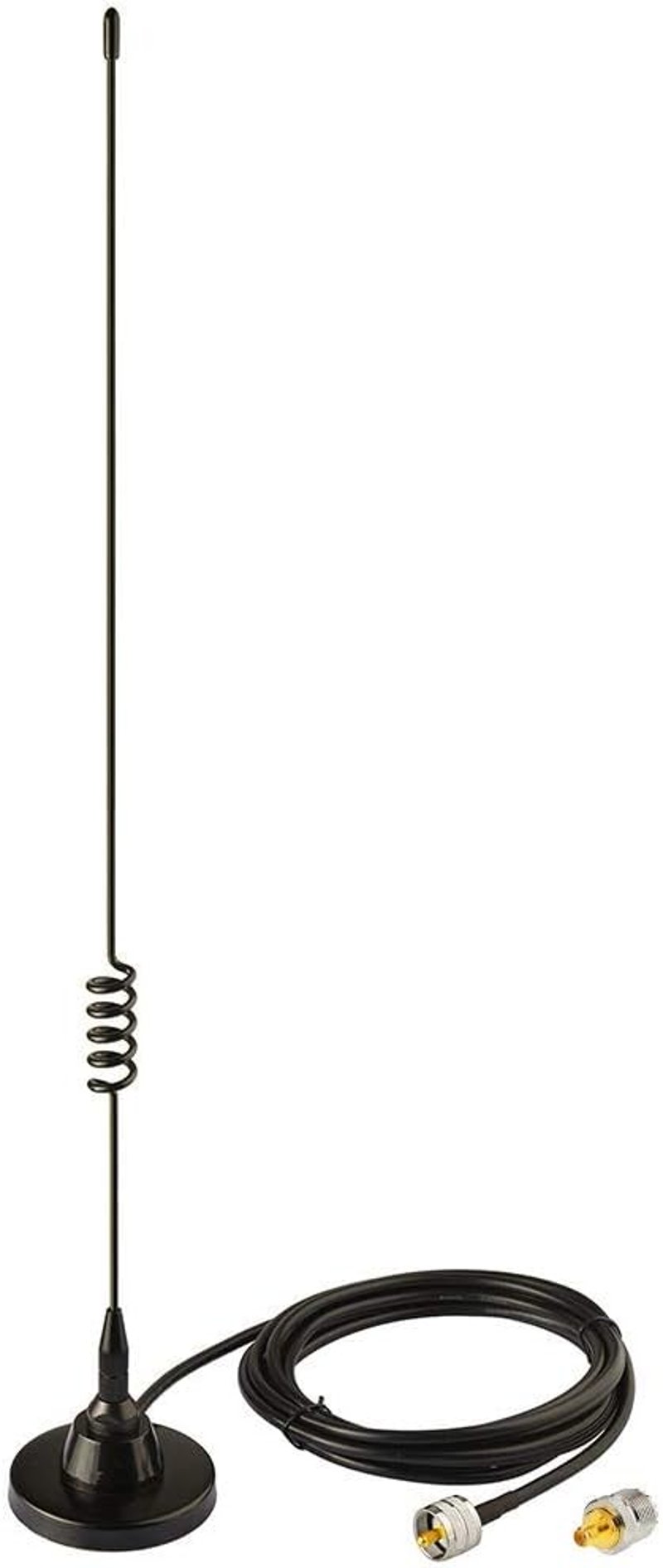 BINGFU Autós Rádió Antenna Duál Sávú VHF UHF Mágneses Talp PL259