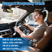 Bingfu Anténa na auto v tvare žraločej plutvy FM DAB GPS GNSS 28 dB LNA 9-16V konektor SMA SMB čierna strešná anténa pre obytné vozidlá navigácie a digitálne rádio 6