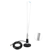 Mobilná VHF anténa Bingfu 50 cm, magnetická anténa PL259 s 5 m káblom 3