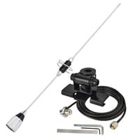 Dvojpásmová mobilná anténa Bingfu VHF UHF 39 cm, s konektorom PL259, držiakom a 5 m káblom, 136-174 MHz a 400-460 MHz, pre rádioamatérov 2