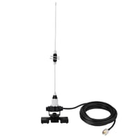 Dvojpásmová mobilná anténa Bingfu VHF UHF 39 cm, s konektorom PL259, držiakom a 5 m káblom, 136-174 MHz a 400-460 MHz, pre rádioamatérov 1