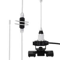 Dvojpásmová mobilná anténa Bingfu VHF UHF 39 cm, s konektorom PL259, držiakom a 5 m káblom, 136-174 MHz a 400-460 MHz, pre rádioamatérov 8