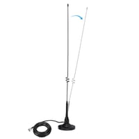 Mobilná dvojpásmová anténa Bingfu VHF UHF 53 cm, magnetická základňa PL259 s 5 m koaxiálnym káblom RG58 6