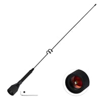 Mobilná dvojpásmová anténa Bingfu VHF UHF 53 cm, magnetická základňa PL259 s 5 m koaxiálnym káblom RG58 9