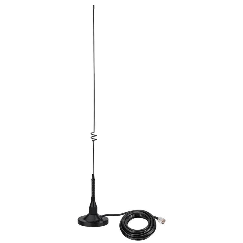 Mobilná dvojpásmová anténa Bingfu VHF UHF 53 cm, magnetická základňa PL259 s 5 m koaxiálnym káblom RG58