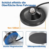 Mobilná dvojpásmová anténa Bingfu VHF UHF 53 cm, magnetická základňa PL259 s 5 m koaxiálnym káblom RG58 5