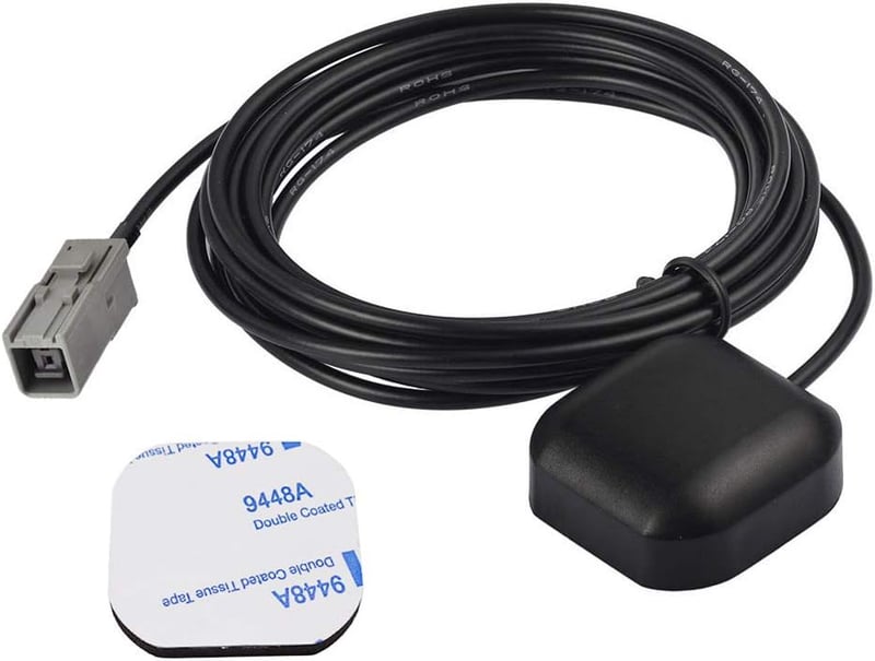 Bingfu Vízálló Aktív GPS Navigációs Antenna Autóhoz SUV Járművekhez Clarion Alpine Fejegységekkel Kompatibilis