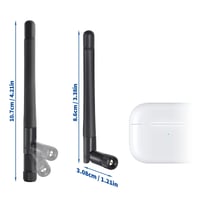Bingfu WiFi Antenna Dual Band 2.4GHz 5GHz SMA csatlakozós 3dBi csere antennák 2 db-os csomag 2
