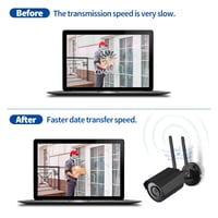 Bingfu WiFi Antenna Dual Band 2.4GHz 5GHz SMA csatlakozós 3dBi csere antennák 2 db-os csomag 6