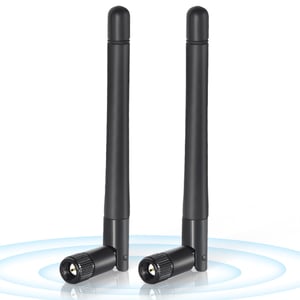 Bingfu WiFi antena dual-band 2,4 GHz 5 GHz sa SMA priključkom, zamjenske antene od 3 dBi, pakiranje od 2 komada