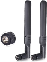 Bingfu WLAN Antenna 2.4G/5.8GHz 8dBi MIMO RP-SMA WiFi Antenna ASUS Fenvi Rosewill Gigabyte Router PCI-Express Hálózati Kártya Adapter 2db 1