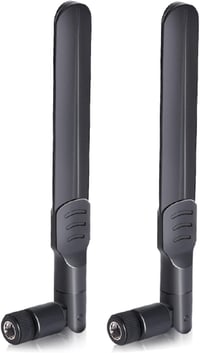 Bingfu WLAN Antenna 2.4G/5.8GHz 8dBi MIMO RP-SMA WiFi Antenna ASUS Fenvi Rosewill Gigabyte Router PCI-Express Hálózati Kártya Adapter 2db 8