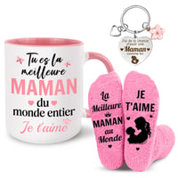 Set Cadou Bingtoo Cană și Șosete pentru Mamă - Cadou Roz pentru Mame de Ziua Mamei 1
