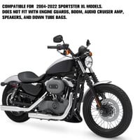 Lesklý čierny predný spojler BINLVSOW, kryt pod motor pre motocykle Harley Sportster Iron XL 883 XL1200 – ochrana proti vetru a nečistotám 5