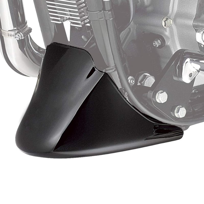 Lesklý čierny predný spojler BINLVSOW, kryt pod motor pre motocykle Harley Sportster Iron XL 883 XL1200 – ochrana proti vetru a nečistotám