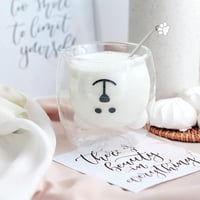Binoster dupla falú termikus pohár, kávé és teás csésze, medve mintás 3