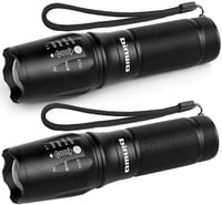 BINWO LED Zoomható Taktikai Lámpa 2500 Lumen Vízálló 5 Üzemmód 1