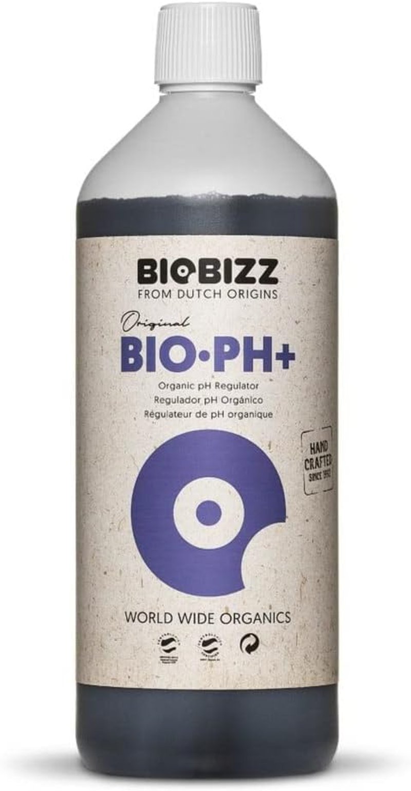 BioBizz Bio PH+ Plus 250ml - Organikus pH Emelő Növénytáp Huminsavval Kertészkedéshez
